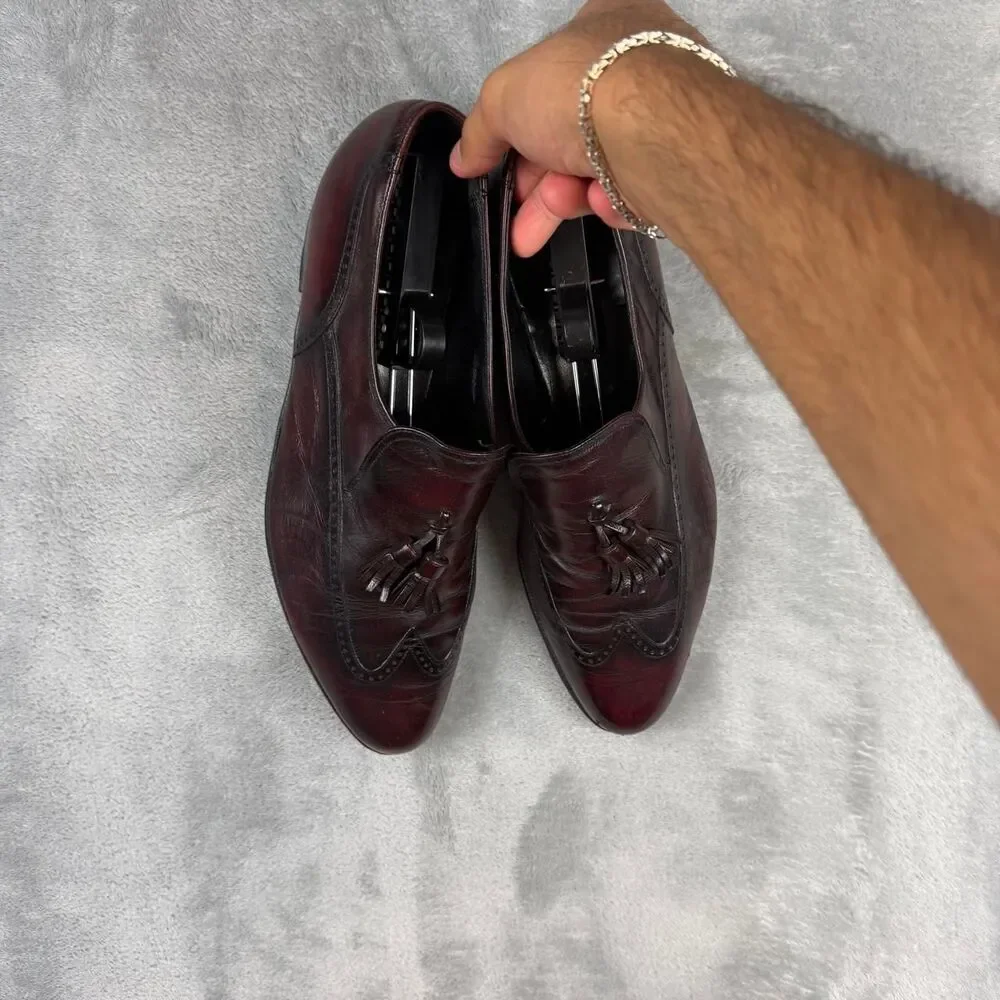 Florsheim Men's Burgundy and Brown Loafers